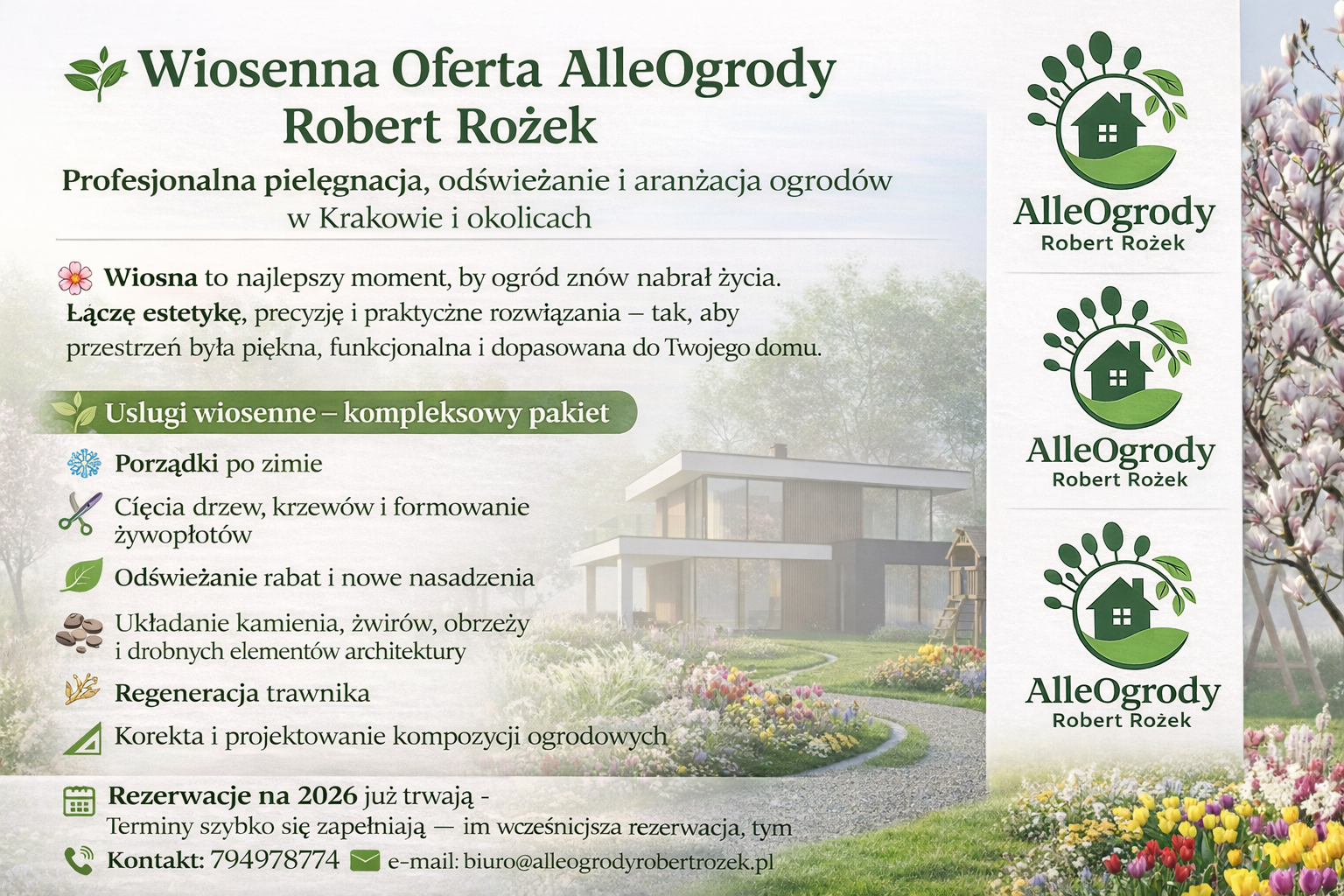 Usługi ogrodnicze Kraków